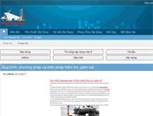 Tablet Screenshot of diendanxaydung.edu.vn